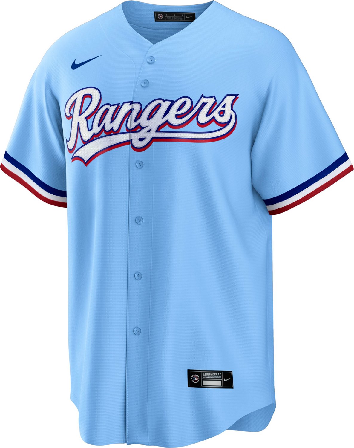 Texas Rangers Nike Official Replica Home Jersey - Mens